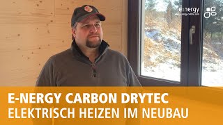 Installation einer elektrischen Deckenheizung mit ENERGY CABRON DRYTEC [upl. by Ettegroeg]