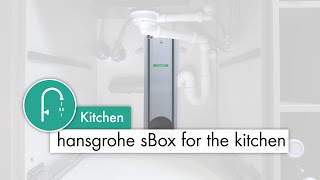 hansgrohe sBox for the kitchen [upl. by Ashling177]