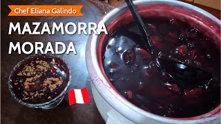 MAZAMORRA MORADA  Postres peruanos [upl. by Anelet313]