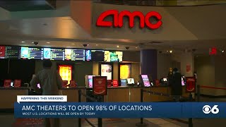 AMC Theaters opening this weekend [upl. by Immij406]