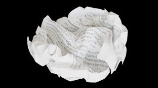 Create Crumpled Paper Fast Blender Tutorial [upl. by Cleve991]