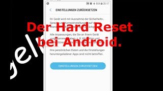 Samsung Android Smartphone zurückzusetzen  Werkseinstellung [upl. by Ailemap344]