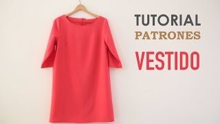 DIY Tutorial y patrones Vestido de Mujer [upl. by Mcdougall]