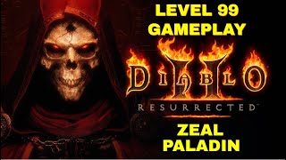 Diablo 2 Resurrected  Level 99 Zealot Paladin  Andariel Hell Difficulty  3440x1440 [upl. by Kin]