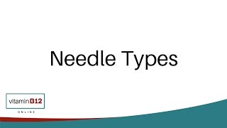 Types of Needles for Injection [upl. by Arnuad691]