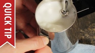 How to AutoFroth Milk for Lattes [upl. by Haziza65]