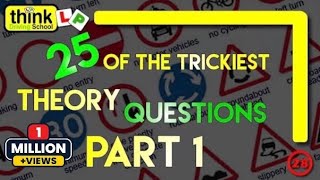 Driving Theory Test 2024 25 Of The Hardest Theory Questions How To Pass UK Theory Test Quiz Part 1 [upl. by Gael]