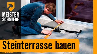 Steinterrasse bauen  HORNBACH Meisterschmiede [upl. by Acnaib]