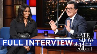 Full Interview Michelle Obama Talks To Stephen Colbert [upl. by Ligetti710]