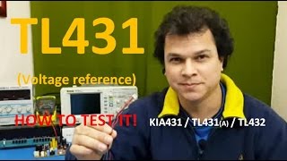 How to TEST TL431 Voltage Reference  TL431A TL432 KIA431 Shunt Regulator circuit [upl. by Harlie]