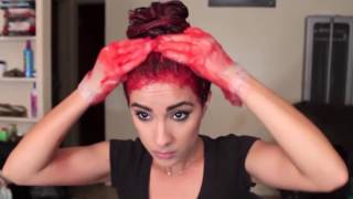 How to Dye Hair Red without Using Bleach l Loreal HiColors HiLift Red Magenta Hair Color [upl. by Pernick528]