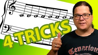 Noten lesen lernen  4 Tricks [upl. by Ultann]