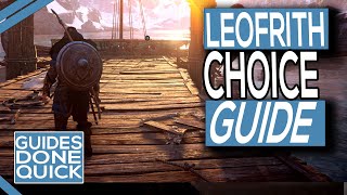 Assassins Creed Valhalla Kill Or Spare Leofrith Guide [upl. by Ecar]