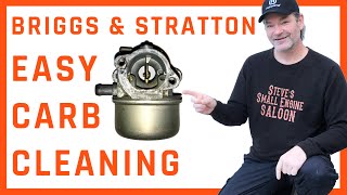 Easiest Way To Clean A Metal Briggs Carburetor [upl. by Niltiac]