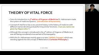 Aphorism 9  Vital Force  Organon of Medicine [upl. by Diego]