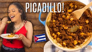 Cuban Style Picadillo  Ground Beef Recipes  Chef Zee Cooks [upl. by Ramma]