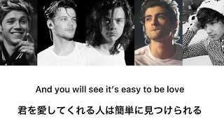 【和訳】Through the Dark  OneDirection 洋楽 日本語 字幕 ワンダイレクション [upl. by Aerdnna]