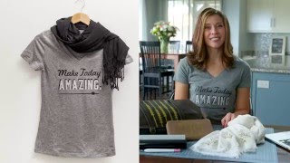 Cricut Explore Creating a Personalized TShirt with Lettering [upl. by Imhsar997]