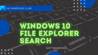 Windows 10 File Explorer Search not working properly [upl. by Aivilys]