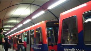 The DLR at Bank station [upl. by Leahicm]