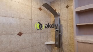 AKDY Easy Connect Shower Panel Installation [upl. by Enidan]