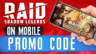 How to use Raid Shadow Legends Promo Code on Mobile❓ [upl. by Yhtimit]