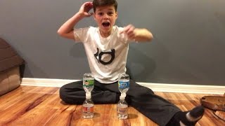 INSANE MINI WATER BOTTLE FLIP TRICK SHOTS 2 [upl. by Ephram]