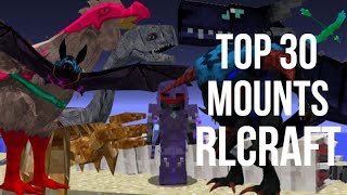 RLCraft Best Mounts Top 30 [upl. by Aihsile918]