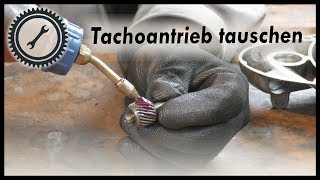 Tachoantrieb tauschen  Simson Tutorial [upl. by Bunde]