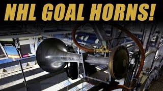 Reviewing All NHL Arena Goal Horns [upl. by Ainitsirhc5]