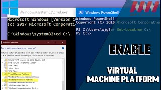 How to Enable the Virtual Machine Platform on Windows 10 [upl. by Sutsugua288]