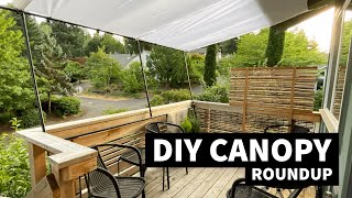 10 Inspiring DIY Canopies amp Sunshades [upl. by Synned]