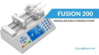 Chemyx Fusion 200 Syringe Pump [upl. by Anoli]