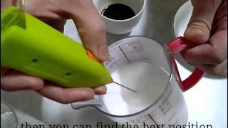 How To Make Latte Art with Mini Milk Frother [upl. by Uriiah789]