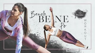 10 MIN Bauch Beine Po Training für Zuhause  ohne springen amp ohne Geräte  TinaFitness [upl. by Nomde391]