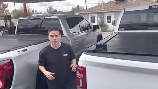 Truck Bed Covers  Retractable Vs Hard Folding Tonneau Covers [upl. by Adekan]