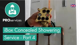 iBox Concealed Showering  Service  Part 4 How to service or replace the non return valves [upl. by Cynthea]