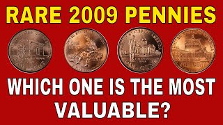 Rare 2009 penny coins worth money Valuable 2009 pennies to look for [upl. by Enelrae]