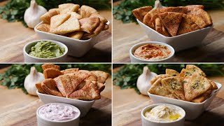 Pita Chips 4 Ways [upl. by Bower]