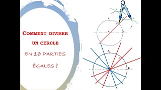 Comment diviser un cercle en n parties égales [upl. by Kcirederf23]