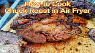 🥩 How to Cook Chuck Roast in an Air Fryer [upl. by Dnaltruoc]