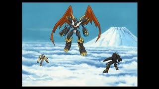 Digimon Adventure 02  Imperialdramon and WarGreymon vs BlackWarGreymon [upl. by Amairam]