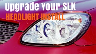 Mercedes SLK R170 Headlight Upgrade Removal Replacement [upl. by Romaine]