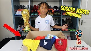 MASSIVE Ronaldo Neymar Messi World Cup Soccer Jersey Unboxing [upl. by Rammaj934]