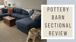 Pottery Barn Pearce Sectional Review [upl. by Nemrak845]