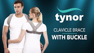 How to wear Tynor Clavicle Brace with buckle for immobilizationampstability of fractured clavicle [upl. by Neron]