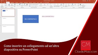 Come inserire un collegamento ad unaltra diapositiva su PowerPoint [upl. by Leonard]