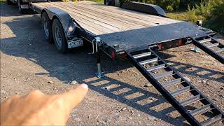 Trailer Project Part 4 trailer jacks [upl. by Retrac]