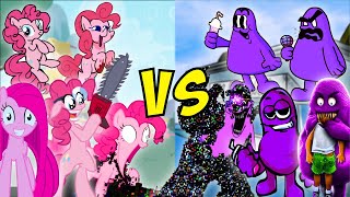 Pinkie Pie VS Grimace Shake ALL PHASES  Friday Night Funkin [upl. by Rondi87]