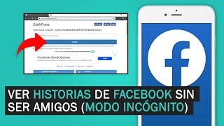 VER HISTORIAS DE FACEBOOK SIN SER AMIGOS Sin que se den cuenta 2020 [upl. by Llekcir]